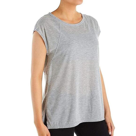 Calvin Klein Womens Cap Sleeve Crisscross Back Top Size XL - Picture 2 of 2